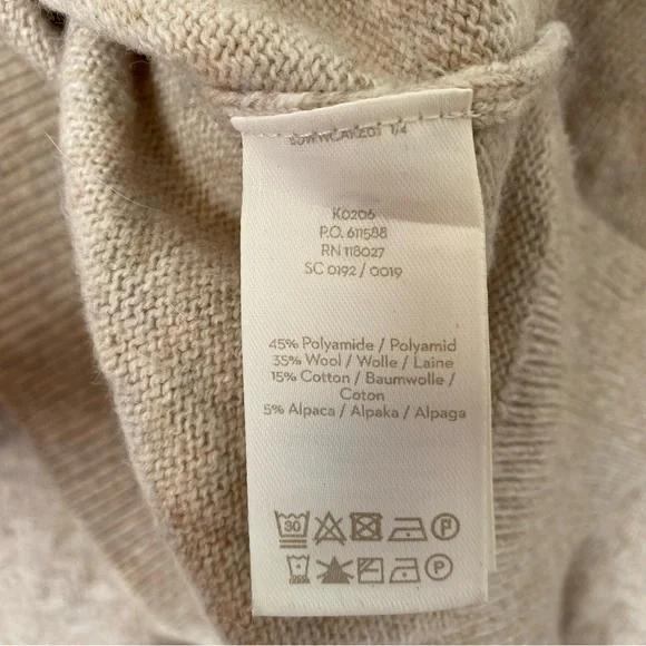 Boden Tan V-Neck Sweater - Picture 8 of 8